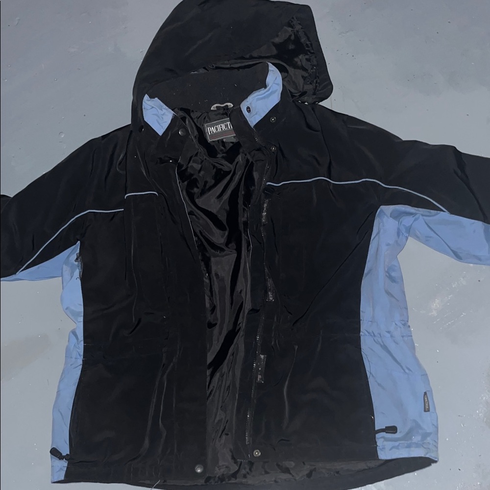 Pacific Trail Black and Gray Outdoor Jacket